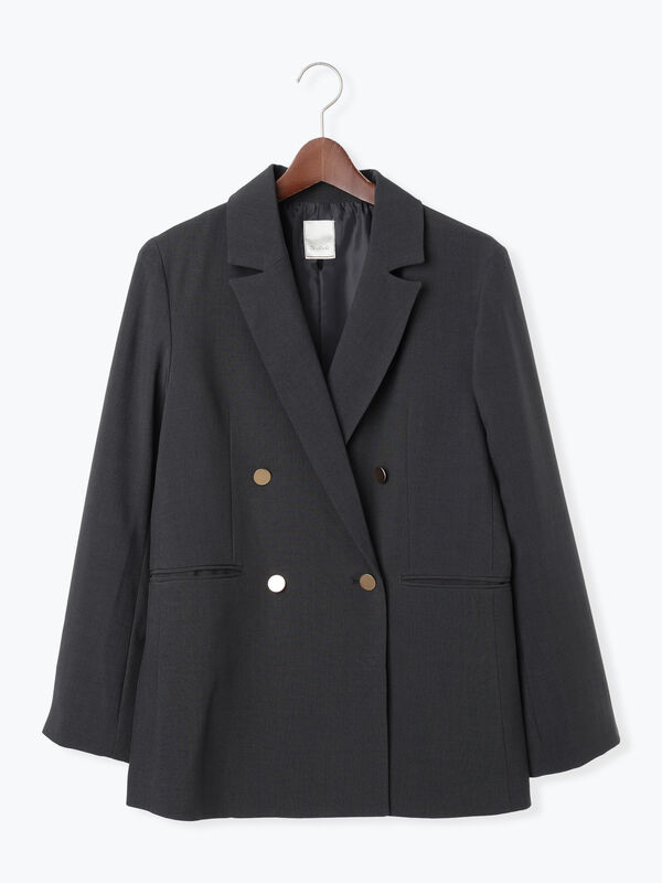 セール】 ダブルブレストジャケット(セットアップ可)《2025Autumn