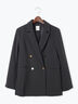 ダブルブレストジャケット(セットアップ可)《2025Autumn catalog vol.2 item》(チャコールグレー/ベージュ/ブラウン)|Te chichi(テチチ)通販