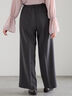 ワイドスラックス(セットアップ可)《2025Autumn catalog vol.2 item》(チャコールグレー/ベージュ)|Te chichi(テチチ)通販