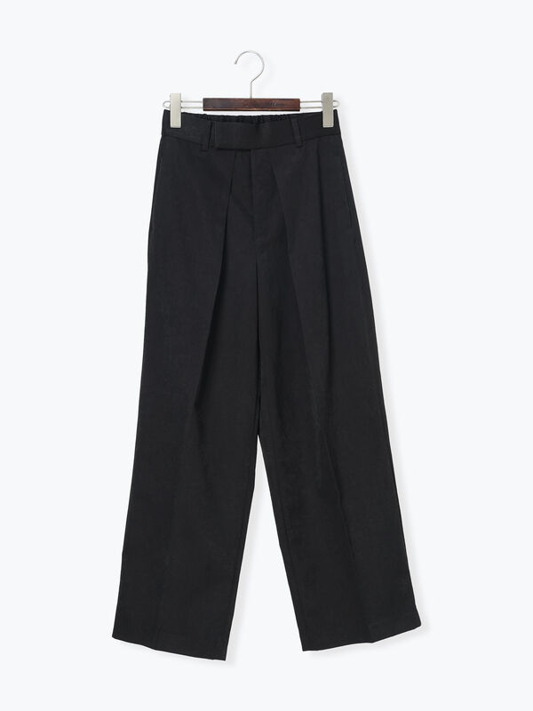 シャイニーワイドスラックス（グレー/ブラック/ボトムス/パンツ