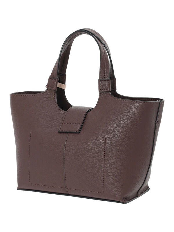 フラップミニトートバッグ（グレー/ブラウン/キャメル/バッグ/バッグ