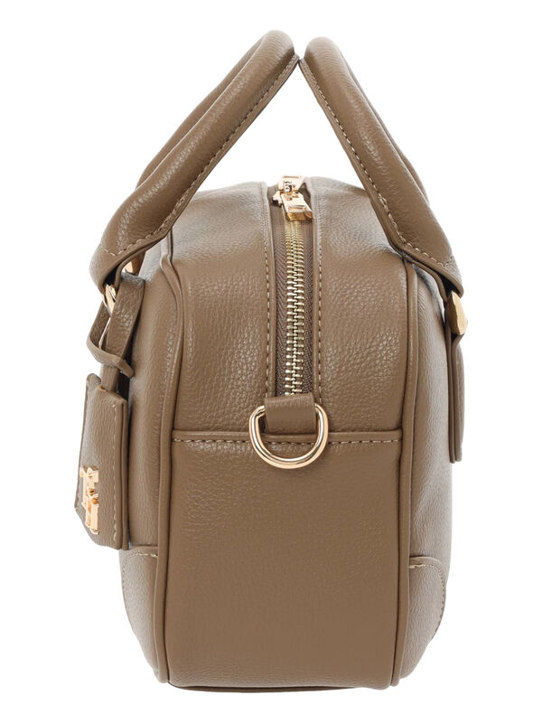 ノベルティ　ミニポーチ　ミニバッグ　ボストン　チャーム キーチャームミニボストン（ブラック/モカ/バッグ/バッグ・ポーチ