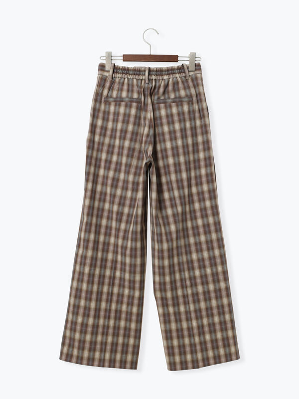 セール】 チェックスラックス（セットアップ可）《2025Autumn catalog