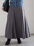 サイドボタンピーチフレアスカート(グレー/グリーン/ネイビー)|Te chichi(テチチ)通販