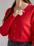 ミニケーブル刺繍Vネックカーディガン（レッド）｜Te chichi（テチチ）通販