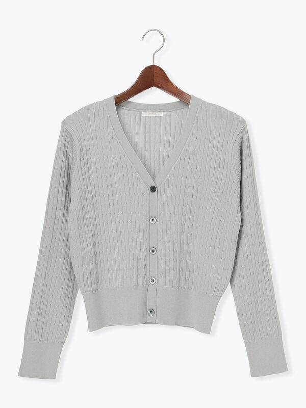 Canaria&Daffodil　　vネック カーディガン　ケーブル Canaria&Daffodil様専用 vネック カーディガン ケーブル - メルカリ