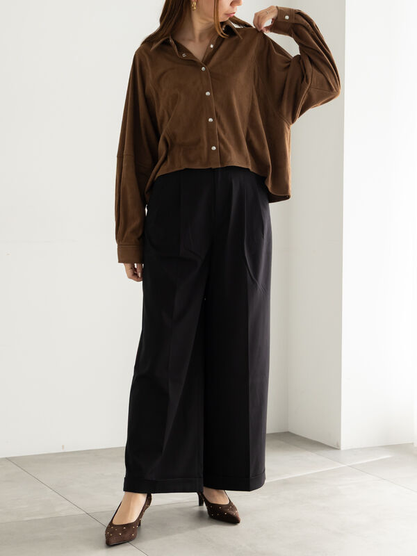 セール】 ファブリックアソートクロップトシャツ《2025Autumn catalog