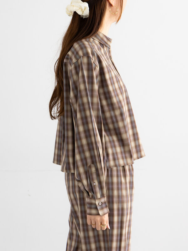 セール】 チェックショートシャツ（セットアップ可）《2025Autumn