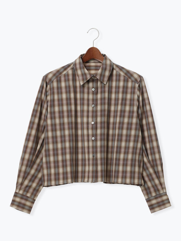 セール】 チェックショートシャツ（セットアップ可）《2025Autumn