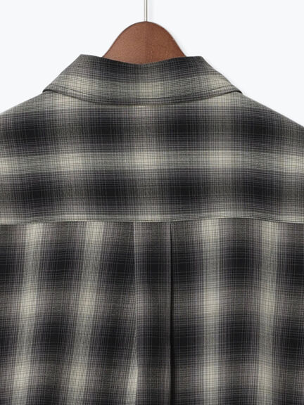 チェックショートシャツ（セットアップ可）《2025Autumn catalog item》（ブラック/ブラウン）｜Te chichi（テチチ）通販