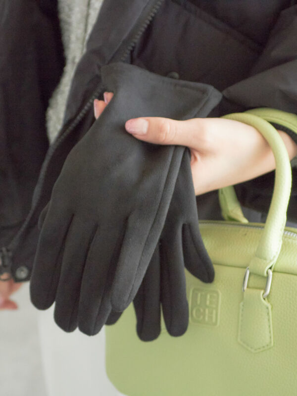 セール】 スエード調 グローブ（グレー/ブラック/ベージュ