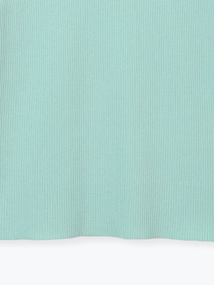 ケミカルレースカラーリブニット（チャコールグレー/グリーン/ネイビー）｜Te chichi（テチチ）通販