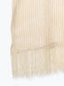 フリンジメッシュニットワンピース《2025Autumn catalog vol.2 item》(オフホワイト/モカ)|Te chichi(テチチ)通販