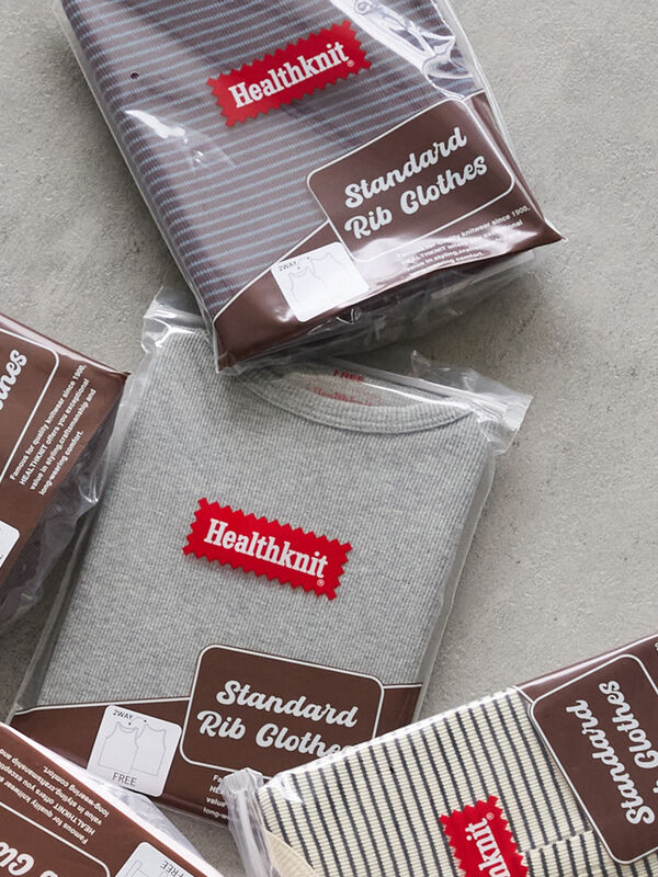 healthknit タンクトップ（オフホワイト/グレー/ブルー）｜Te chichi（テチチ）通販