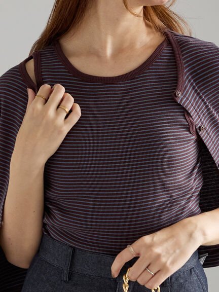 healthknit タンクトップ（オフホワイト/グレー/ブルー）｜Te chichi（テチチ）通販