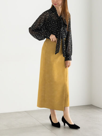 パターンアソートシフォンボウタイブラウス《2025Autumn catalog vol.2 item》（チャコールグレー/ブラック/ボルドー/ブラウン）｜Te chichi（テチチ）通販