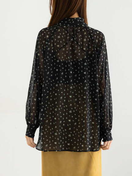 パターンアソートシフォンボウタイブラウス《2025Autumn catalog vol.2 item》（チャコールグレー/ブラック/ボルドー/ブラウン）｜Te chichi（テチチ）通販