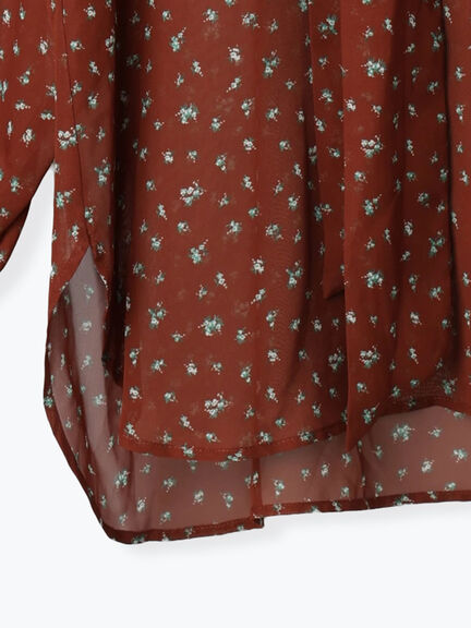 パターンアソートシフォンボウタイブラウス《2025Autumn catalog vol.2 item》（チャコールグレー/ブラック/ボルドー/ブラウン）｜Te chichi（テチチ）通販