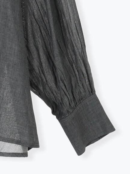 シアーデニムボウタイブラウス（ブラック/ブルー）｜Te chichi（テチチ）通販