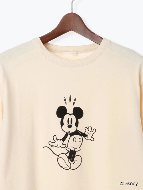 セール】 【Disney】ミッキー/フロッキープリントロンT
