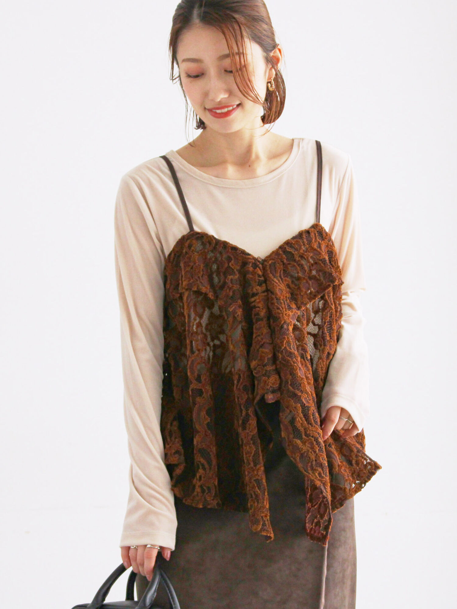 バレエコア　ベロアレースキャミソール 01_001.jpg