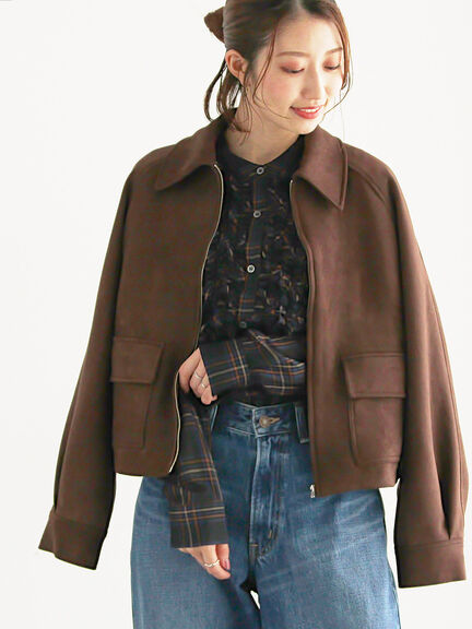 BRUNABOINNE レザーシャツジャケット・ブルゾン 茶 0 山羊革 BRUNABOINNE レザーシャツジャケット・ブルゾン 茶 0 山羊革 ブルゾン