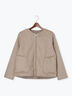 リバーシブルファームートンブルゾン（ベージュ/モカ）｜Te chichi（テチチ）通販