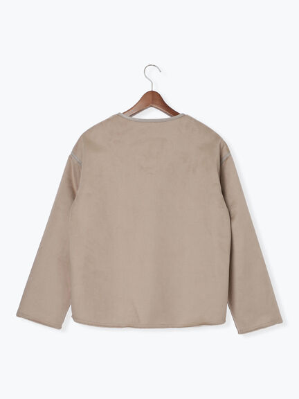 リバーシブルファームートンブルゾン（ベージュ/モカ）｜Te chichi（テチチ）通販