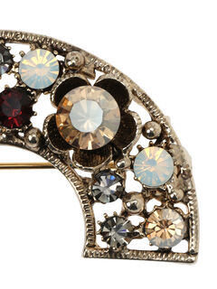 ビンテージビジューブローチ（シルバー/アクセサリー/その他