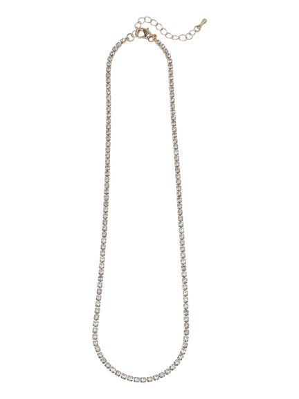 ラインストーンネックレス（ゴールド）｜Te chichi（テチチ）通販