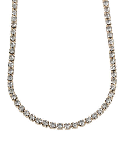 ラインストーンネックレス（ゴールド）｜Te chichi（テチチ）通販