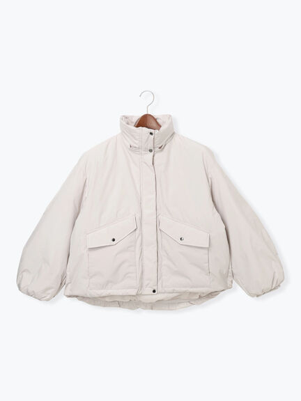 【宮本茉由着用】フードショートダウンジャケット（ブラック/カーキ/Ｓグレー）｜Te chichi（テチチ）通販