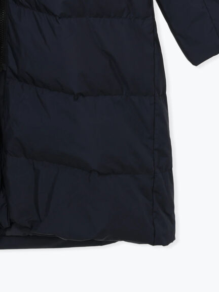 【宮本茉由着用】フードロングダウンコート（ブラック/ネイビー）｜Te chichi（テチチ）通販