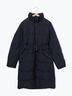 【宮本茉由着用】フードロングダウンコート（ブラック/ネイビー）｜Te chichi（テチチ）通販
