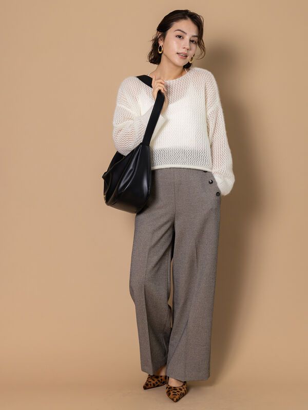 ツイードワイドパンツ（セットアップ可）《2025winter catalog item