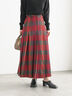 チェックアソートロングプリーツスカート(ブラック/レッド/ブラウン/ネイビー)|Te chichi(テチチ)通販