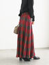 チェックアソートロングプリーツスカート(ブラック/レッド/ブラウン/ネイビー)|Te chichi(テチチ)通販