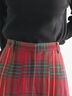 チェックアソートロングプリーツスカート(ブラック/レッド/ブラウン/ネイビー)|Te chichi(テチチ)通販