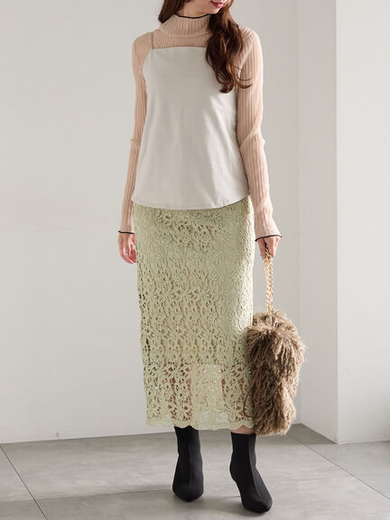 前後2WAYサテン&スムースキャミソール（グレー/チャコールグレー/ブラック）｜Te chichi（テチチ）通販