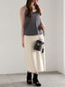 前後2WAYサテン&スムースキャミソール（グレー/チャコールグレー/ブラック）｜Te chichi（テチチ）通販