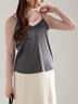 前後2WAYサテン&スムースキャミソール（グレー/チャコールグレー/ブラック）｜Te chichi（テチチ）通販