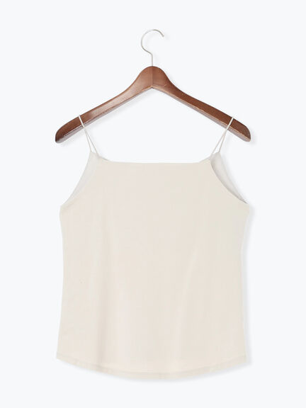 前後2WAYサテン&スムースキャミソール（グレー/チャコールグレー/ブラック）｜Te chichi（テチチ）通販