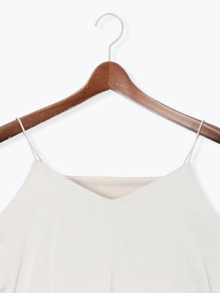 前後2WAYサテン&スムースキャミソール（グレー/チャコールグレー/ブラック）｜Te chichi（テチチ）通販