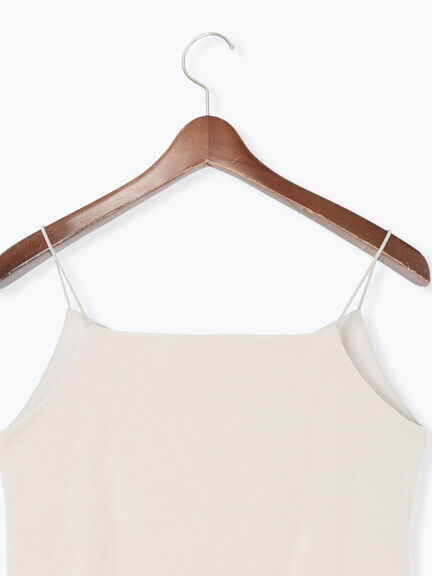 前後2WAYサテン&スムースキャミソール（グレー/チャコールグレー/ブラック）｜Te chichi（テチチ）通販