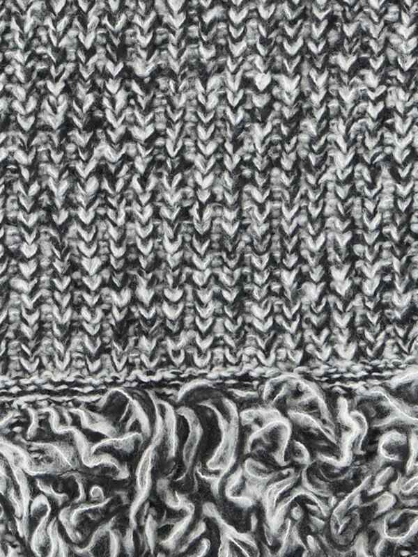 ループ編みポンチョ（グレー/トップス/ニット・セーター）| Te chichi