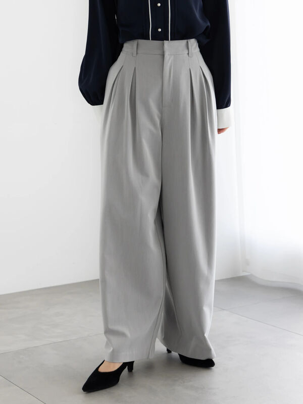 セール】 タックワイドフルレングスパンツ《2025winter catalog item