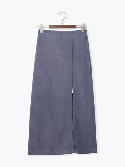 スエードサイドZIPスカート（オフホワイト/チャコールグレー/ブルー）｜Te chichi（テチチ）通販