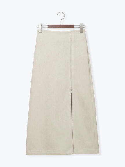 スエードサイドZIPスカート（オフホワイト/チャコールグレー/ブルー）｜Te chichi（テチチ）通販