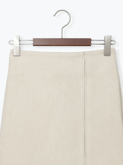 スエードサイドZIPスカート（オフホワイト/チャコールグレー/ブルー）｜Te chichi（テチチ）通販