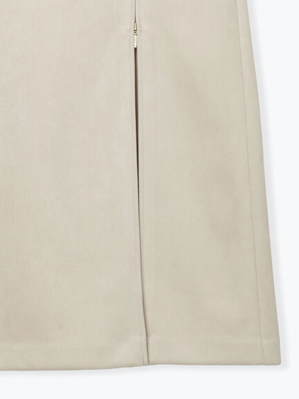 スエードサイドZIPスカート（オフホワイト/チャコールグレー/ブルー）｜Te chichi（テチチ）通販